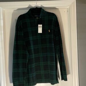 Ralph Lauren Green Plaid Long Sleeve Shirt